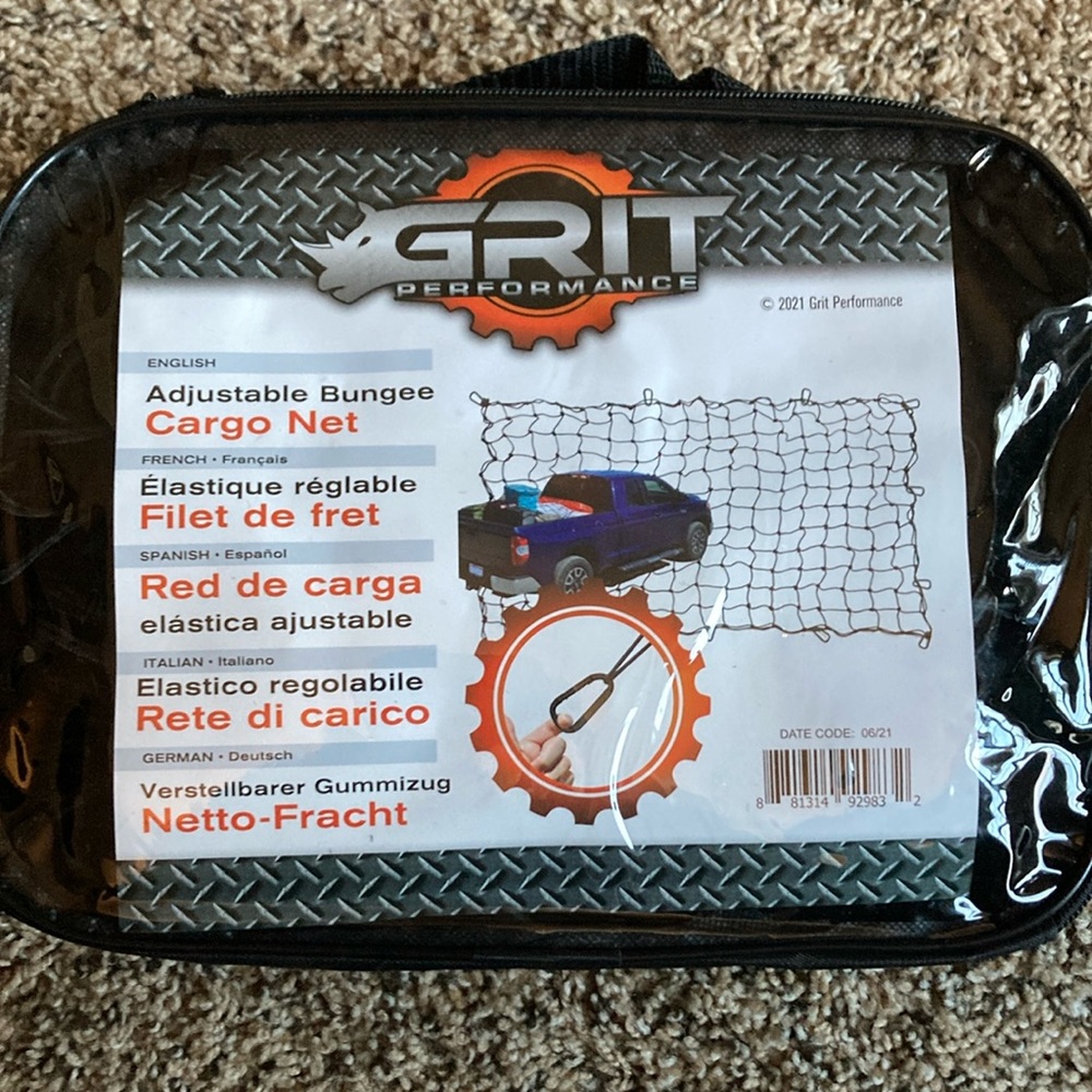 Grit Performance Adjustable Bungee Cargo net